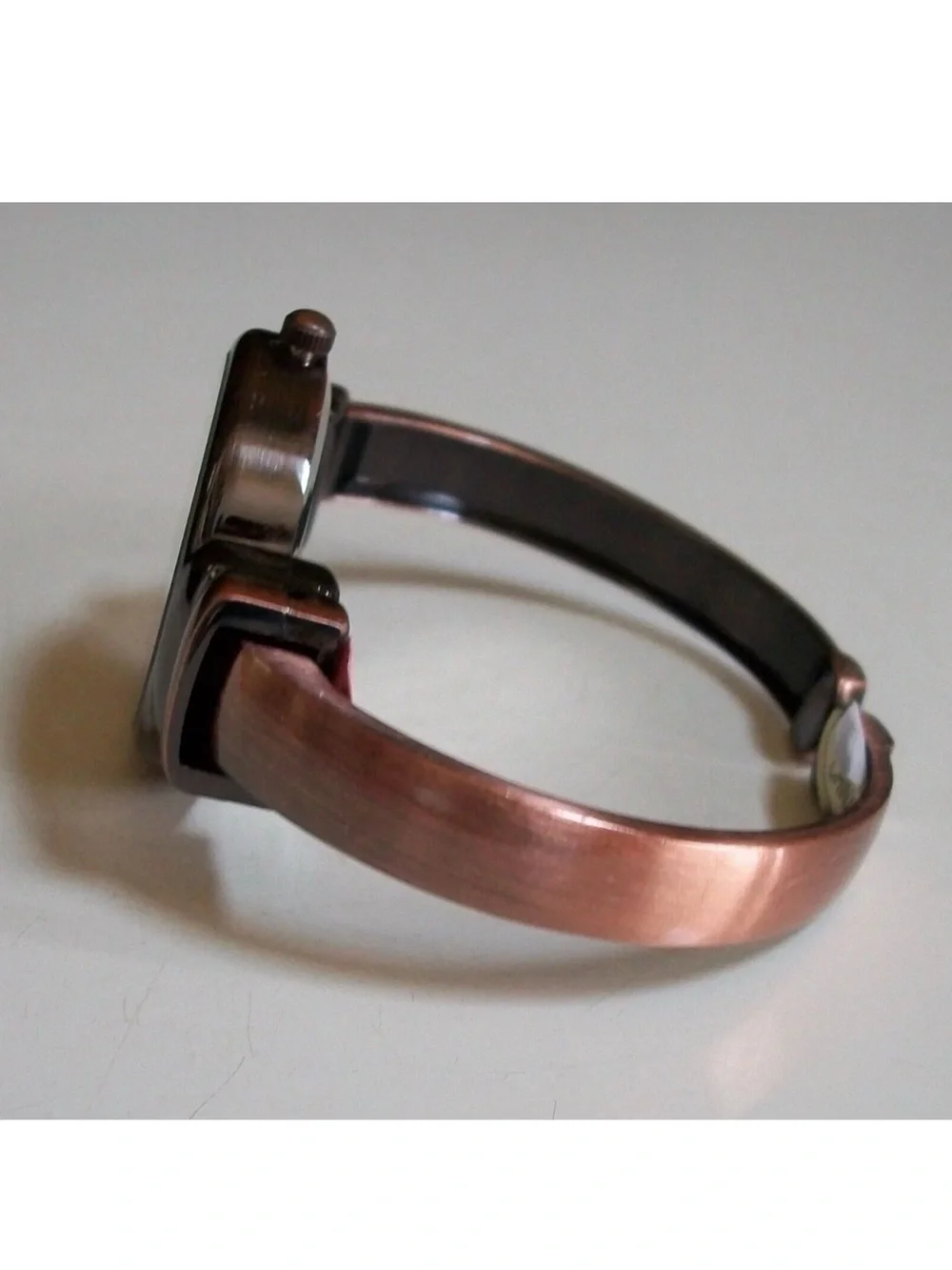Copper-Tone Women's Bangle Watch in Rose Copper